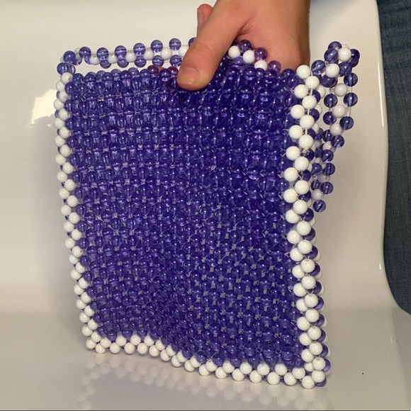 Urban outfitters purple beaded purse - Picture 2 of 4